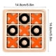 thumbnail image 4 of Juego de tres en raya | Juego de mesa de madera para niños | Juego de estrategia educativo | Juegos de viaje en familia para interiores | 14 x 14 cm, 4 of 4