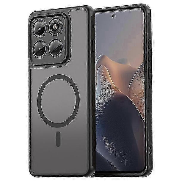 Compatible For Motorola Edge 60 Pro 5G Case Compatible with MagSafe Anti Drop PC + TPU Phone CoverBlack SZRH A-F