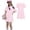 Light pink, variant on Grblisyd Summer dress for girls cute dresses Short Sleeve Dresses for Girls Beach Sundress 1-13T