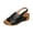 Black, variant on Willtoo Orthopedic Wedge Sandals for Women 2026 Dressy Footwear with Buckle Ankle Strap Slingback Comfortable Peep Toe Walking Summer Casual Sandals