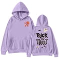 thumbnail image 1 of NMMUED Chandail d'Halloween pour Femmes, Chandail à Capuchon pour Femmes, Chandails d'Halloween pour Femmes, Chandails à Capuchon Graphiques, Chandail d'Halloween Grande Taille, Chandails Graphiques pour Femmes, Violet TG, 1 of 2
