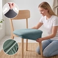 thumbnail image 6 of Stretch Dining Chair Seat Covers Elastic Scratch Resistant Dustproof Chair Cushion Slipcover for Kitchen Dining Room Restaurant Seat Protector, 6 of 6