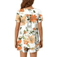 thumbnail image 4 of Summer Savings Clearance!Viikei Womens Plus Size Clearance $5,Women Casual Round Neck Short Sleeve Blouse Fashion Pants Pajamas Suit Multicolor XXL, 4 of 6
