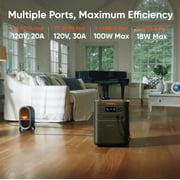 Jackery HomePower 3600 Plus Portable Power Station Double Kit, 7168Wh LFP Solar Generator with Parallel Expansion Power Strip, 7200W AC Output,Essential Home Backup for Power Outages