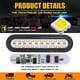 thumbnail image 2 of Riwesomey Paquete de 2 luces laterales de plástico para automóvil desmontables IP67 a prueba de agua que reemplazan 3 en 1 piezas de lámpara Bombillas para automóviles, 2 of 6