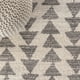 thumbnail image 3 of Alfombra Runner JONATHAN Y Aisha Moroccan Geometric 0,6 x 3 m, color crema y gris, 3 of 7
