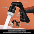 thumbnail image 5 of Faucet aerator swivel 1080+360 degrees, black color., 5 of 5