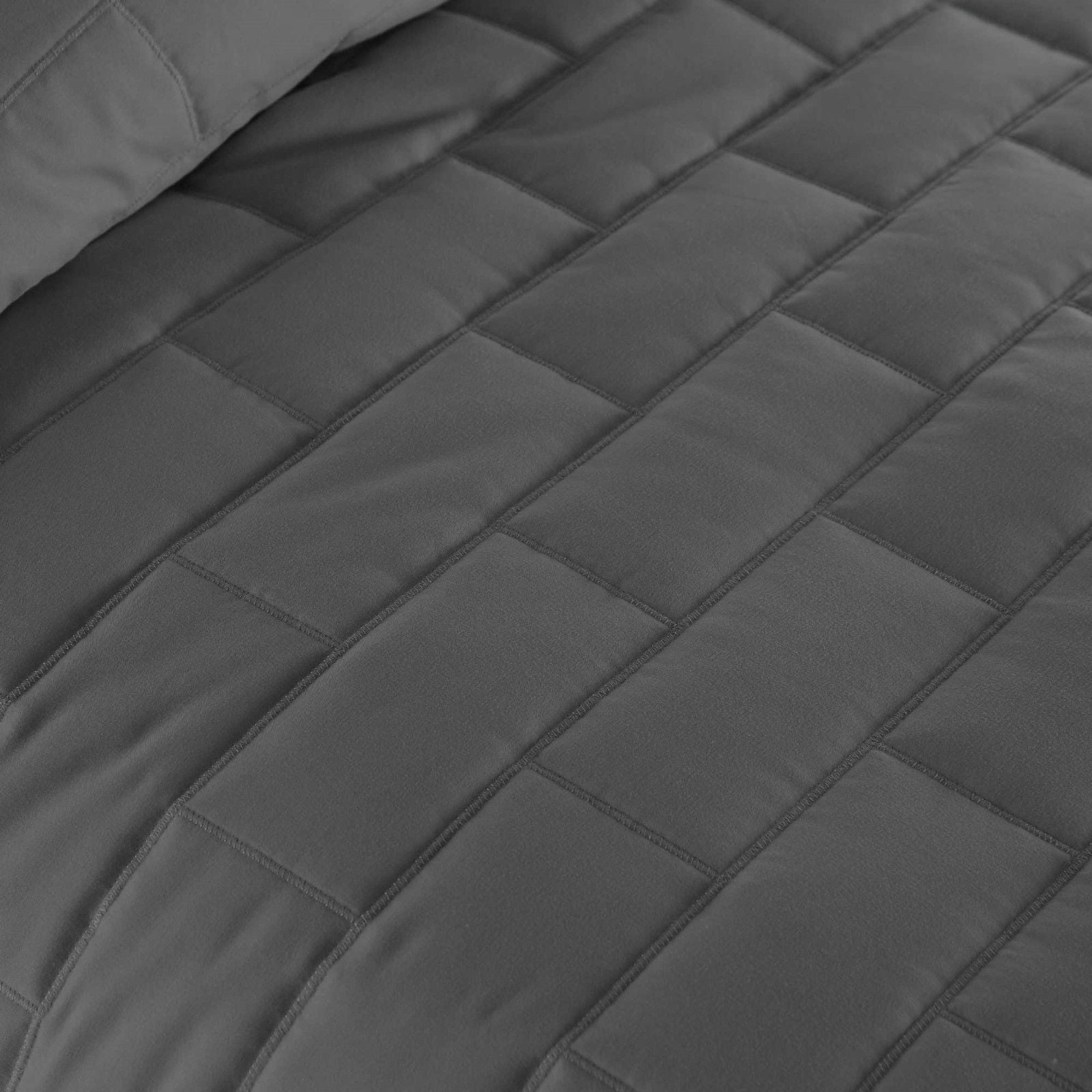 SouthShore Fine Linens Brickyard 6-Piece Slate Quilt Sets, Twin