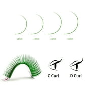 Veyes Forest Eyelash Extensions 0.07MM Colored Individual Green Lash Extensions for Professtional