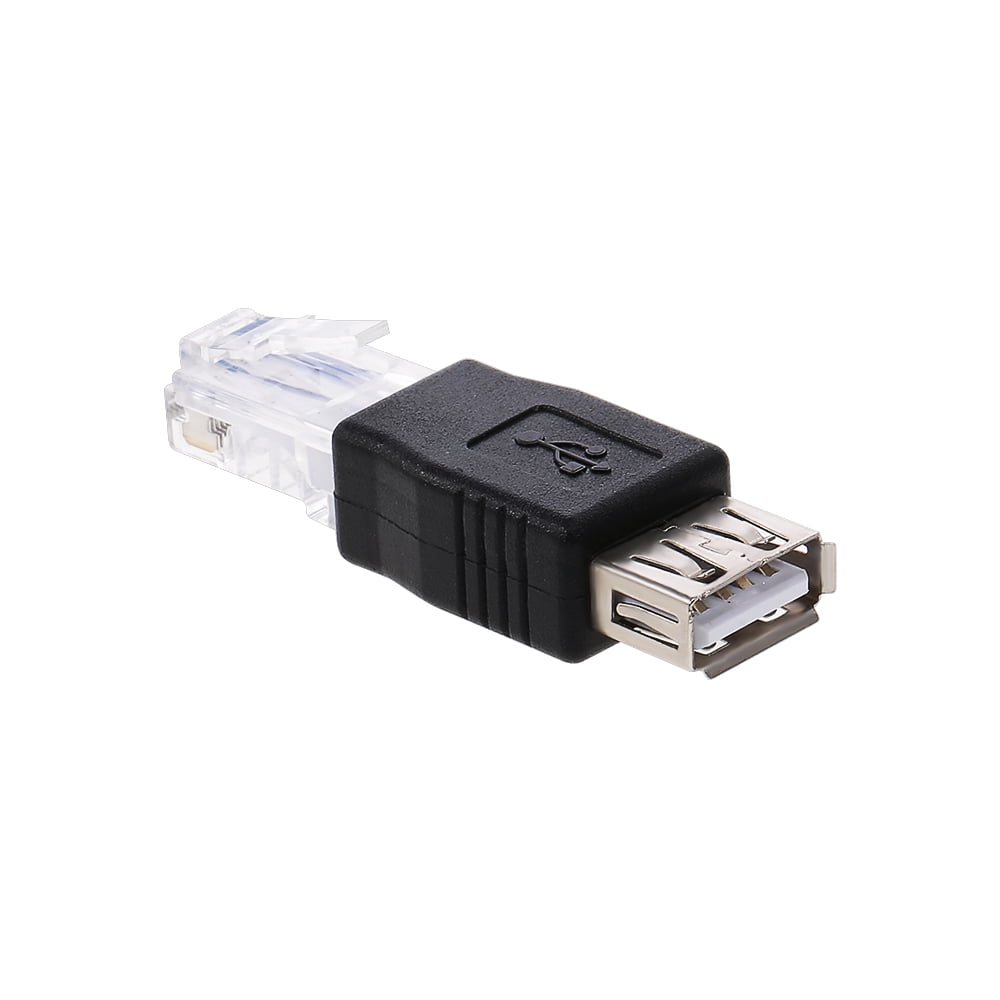 USB To Rj45 Adapter USB2.0 Female To Rj45 Male Plug Adapter Connector