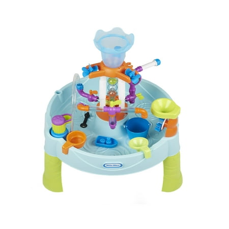 Little Tikes Flowin' Fun Water Table with 13 Piece Pipes & Tower Waterfall Accessory Set, Outdoor Toy Play Set for Toddlers Kids Boys Girls Ages 2 3 4+ Year Old