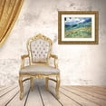 thumbnail image 3 of Van Gogh, Vincent 32x25 Gold Ornate Wood Framed with Double Matting Museum Art Print Titled - Landscape from Saint-Remy, 3 of 4