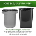 thumbnail image 3 of 40-45 Gallon Black High-Density Trash Bags, 200 Count Box, (40x48-inch) Commercial Medium-Duty Garbage Can Liners, 3 of 4