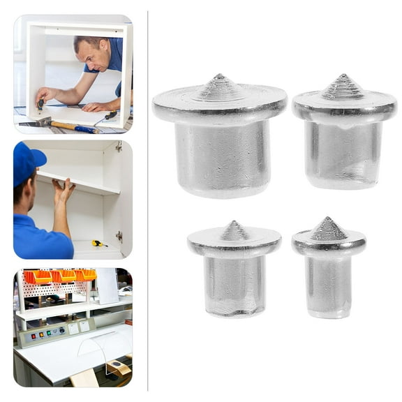 USHOBE Wood Dowel End Caps Steel 4 Sets 12mm