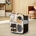 thumbnail image 4 of Universal Portable Pet Backpack for Small Dogs and Cats Comfortable Travel Outdoors Detachable Supplies, 4 of 4