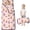 Princess and Castle Pink Pattern, variant on Princess and Castle Purple Pattern Teens Toddler Nap Mat with Pillow, Sleeping Mat Bag for Preschool Daycare 50"x20"