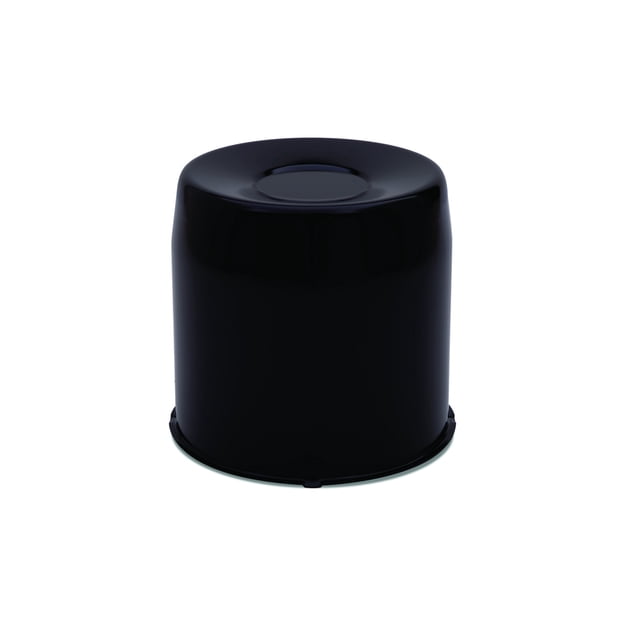 Gorilla Wheel Center Cap HC211BC Hub Cover; 5.1 Inch Diameter; 4.8 Inch Height; Closed Style; Black Chrome; Steel; Single