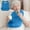 Blue, variant on Adult Bib for Men and Women Senior Elderly and Disabled Washable Adjustable Hook and Loop Eating Clothing Protector Waterproof Lightweight Large Coverage