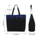 thumbnail image 5 of Fotbe Black Blue Glitter Sparkles Bolsa Tote Estética de Lona con Estampado para Mujer - Bolsa Reutilizable de Hombro Casual para Vacaciones, Compras, Trabajo y Gimnasio, 5 of 8