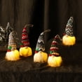 thumbnail image 5 of Muñeca sin rostro brillante Muñeca de gnomos suecos brillantes con capa Enano sin rostro Felpa Adornos hechos a mano de Halloween Regalos de Halloween para niños 2 piezas (E) oso de fresa Electrónica, 5 of 5