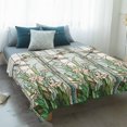 thumbnail image 4 of Dark Green Grass Blanket Soft Cozy Warm Throw Blanket for Couch, Plush Fuzzy Flannel Fleece Blankets for Sofa, Flower Dragonfly Retro Pastoral Rustic Bed Blankets Lightweight Gifts for Women, 50"x80", 4 of 9