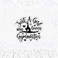 thumbnail image 4 of Inktastic Just a Girl Who Loves Gymnastics Girls Toddler Dress, 4 of 5