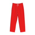 thumbnail image 4 of Bingfone Red Mens All Over Print Sleep Pajama Pants-Medium, 4 of 9