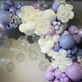 thumbnail image 5 of 105pcs Pastel Purple Balloons 12inch Party Latex Balloons for Boys Girls Birthday Baby Shower Gender Reveal Wedding Sunflower Party Decorations, 5 of 13