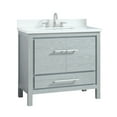 thumbnail image 6 of Azzuri RILEY-VS37-SSG Riley 37" Single Vanity Set - Sea Salt Gray, 6 of 7