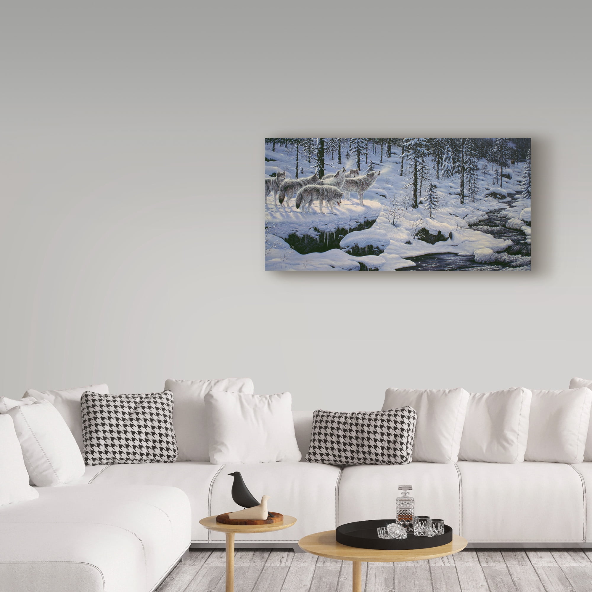 Trademark Fine Art 'Winters Cry' Canvas Art by Jeff Tift