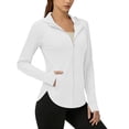 thumbnail image 4 of Neewe Veste Athlétique Légère pour Femmes Protection Solaire Fermeture Éclair Intégrale Chandails à Manches Longues Randonnée Plein Air Poches, 4 of 8