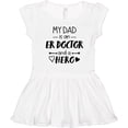 thumbnail image 3 of Inktastic My Dad is an ER Doctor and a Hero Girls Toddler Dress, 3 of 5