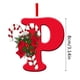 thumbnail image 3 of Colgante navideño de acrílico con 26 letras para colgar en el árbol de Navidad. Accesorios decorativos., 3 of 4