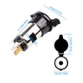 thumbnail image 2 of Cigarette Lighter Socket 12V Car Boat RV Female Power Outlet with Cover Wiring, 2 of 12