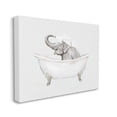 thumbnail image 3 of Happy Elephant Splashing Bathtub Animals & Insects Graphic Art Gallery Wrapped Canvas Print Wall Art, 3 of 7