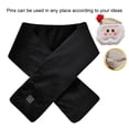 thumbnail image 4 of Lilgiuy Christmas Heated Scarf Neck And Shoulder Winter Cold Protection And Warmth Men And Women Scarf Massage Heating Scarf with Cute Santa Claus Pins for Skiing, 4 of 5