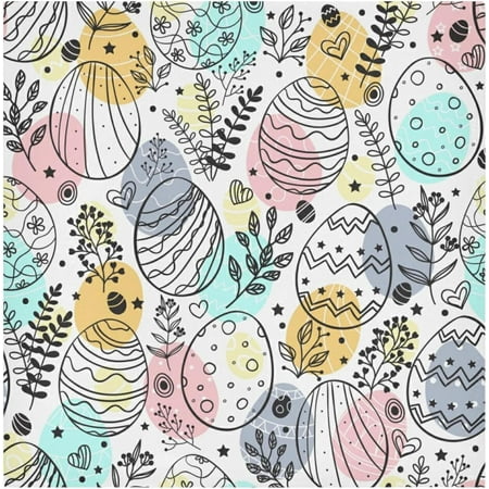 

Hyjoy 20 In Easter Cloth Napkins 6PCS Easter Soft and Skin Friendly Dinner Napkins Washable for Dinner Hotel Reunion BBQ Party