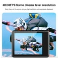 thumbnail image 2 of Action Camera, 30M Waterproof Camera 170° Wide Angle EIS Stabilization WiFi Adjustable Wide Angle Helmet Camera with 64GB Card, 4K 20MP Sports Video Camera WiFi with Touch Screen Dual Screen, 2 of 10