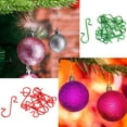 thumbnail image 3 of 100Pcs Christmas Ornament S-Shaped Hooks Christmas Tree Ball Pendant Hanging Decoration 2024 New Year Home Decor Supplies, 3 of 7