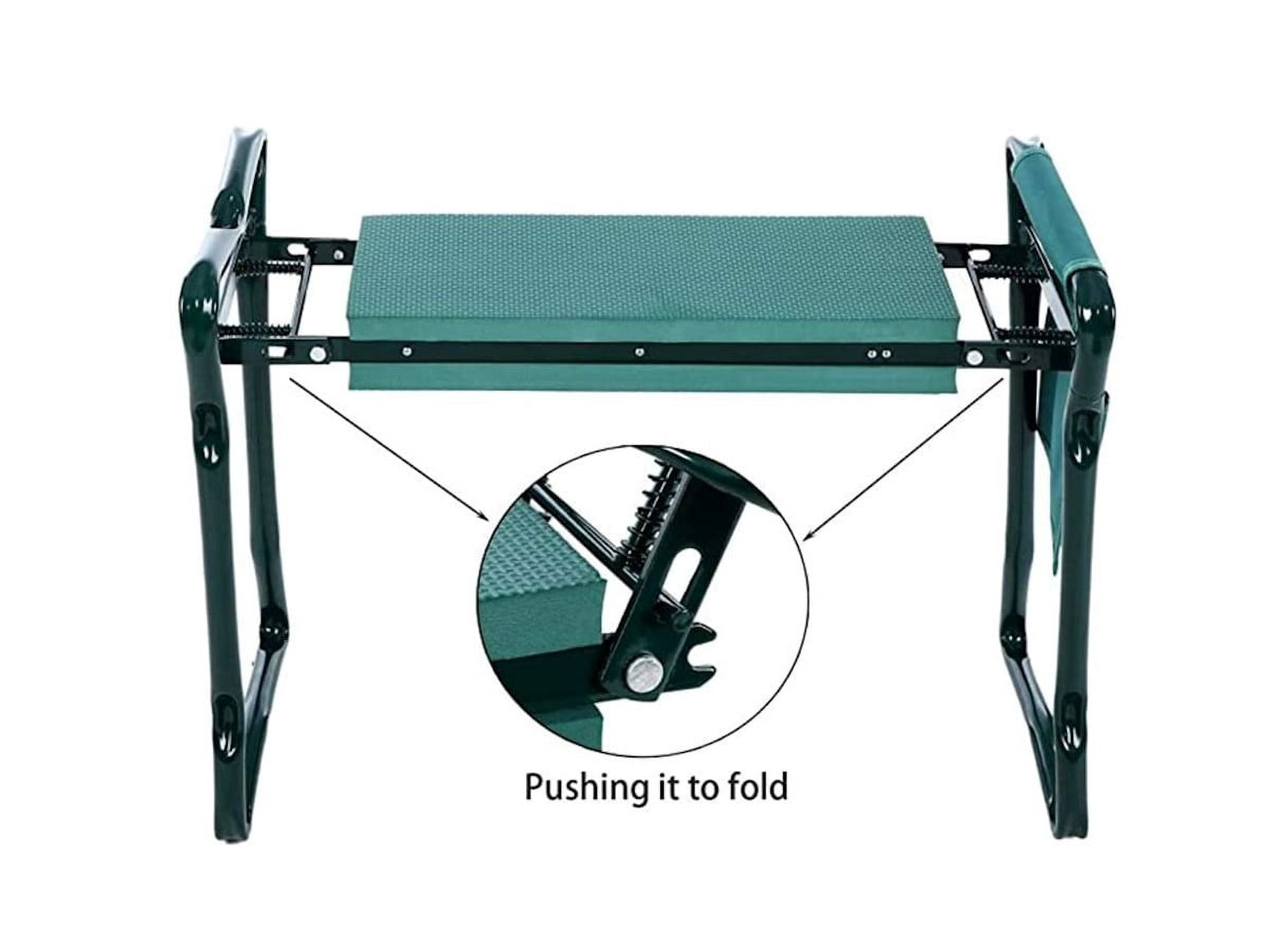 Garden Bench and Kneeler Stools Gardening With Side Bag Pockets for Tools, Portable and Lightweight, Great Gift For Gardeners