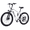Step-over White, variant on Narrak 26" Electric Bike for Adults, 750W Motor, 48V Built-in Battery Adult Electric Bicycles, Full Suspension Electric Mountain Bike, Step-Over/Thru E Bike,7 Speed