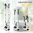 thumbnail image 3 of Costway 1750W Garment Steamer W/ 2L Detachable Water Tank & 2-Level Steam Adjustment, 3 of 10