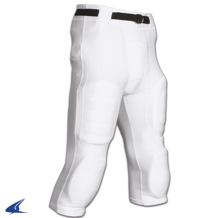 Champro Adult Goal Line Slotted Football Game Pants White Small