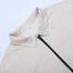 thumbnail image 5 of Camisas Manga Larga Hombre Camisa de playa de verano con cremallera de manga corta informal para hombre Camisa elástica arrugada con ligera (Beige, XL), 5 of 7