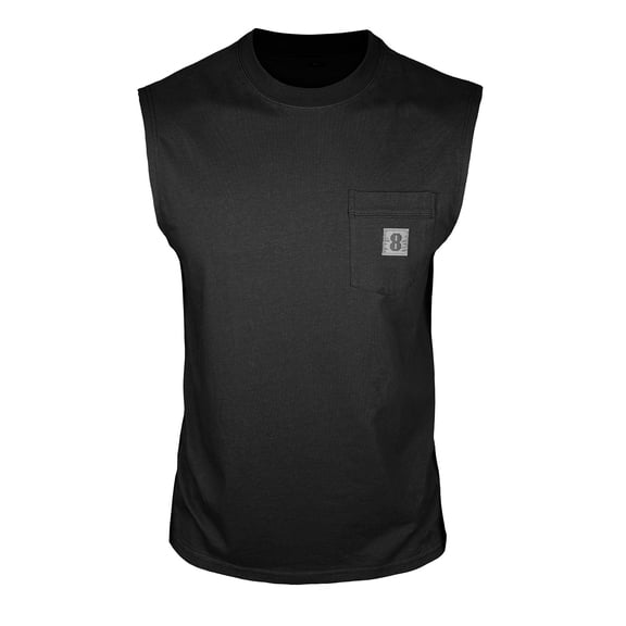 successthop Mens Tank Top Undershirts Long Crewneck Shirts Sleeveless Clothes Big and Tall Gym Outfits with Pockets 3XL