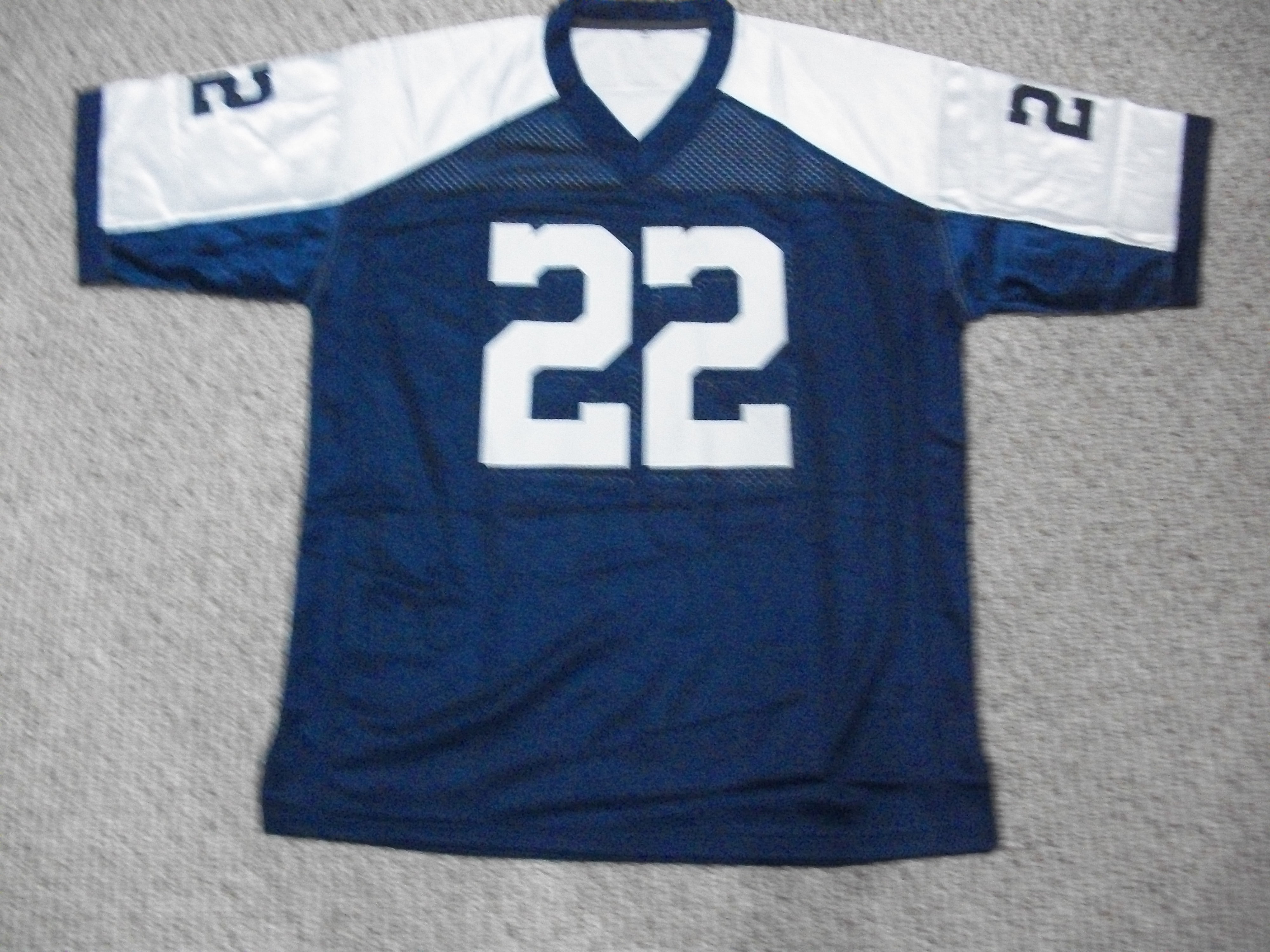 Emmitt Smith Jersey #22 Dallas Unsigned Custom Stitched Blue Football New  No Brands/Logos Sizes S-3XL 