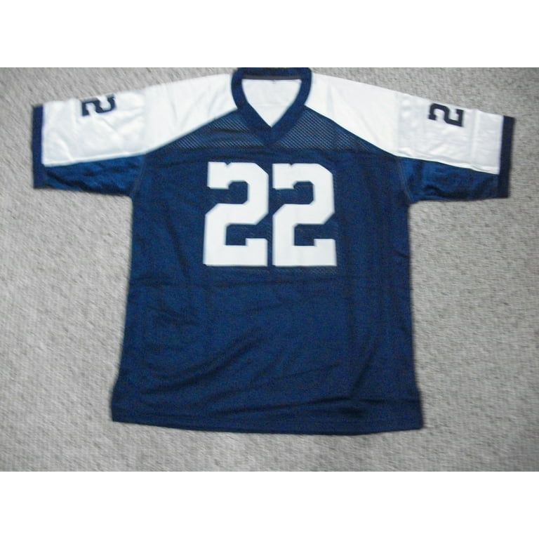 Jerseyrama Emmitt Smith Jersey #22 Dallas Unsigned Custom Stitched Blue Football New No Brands/Logos Sizes S-3xl, Size: Small