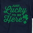 thumbnail image 3 of Instant Message - Just Lucky To Be Here - Men's Short Sleeve Graphic T-Shirt, 3 of 6