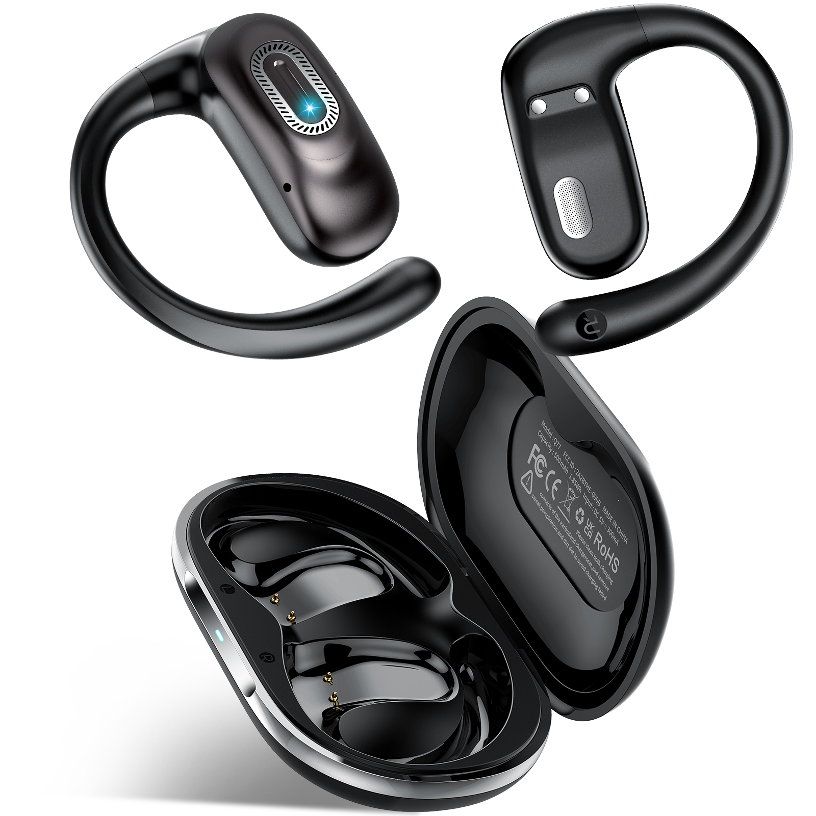 Geryst Q77 Open Ear Headphones Bluetooth 5.4 58 Hour Battery