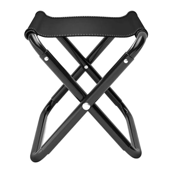 Folding Camping Stool Collapsible Lightweight Multifunction Sturdy Fishing Chair Fully Folded M
